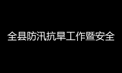 抗旱开会会全县全生暨安减灾救灾产和议召工作委员防汛防灾